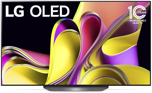 LG B3 Series 77-Inch Class OLED Smart TV OLED77B3PUA, 2023 - AI-Powered 4K TV, Alexa Built-in, Black
