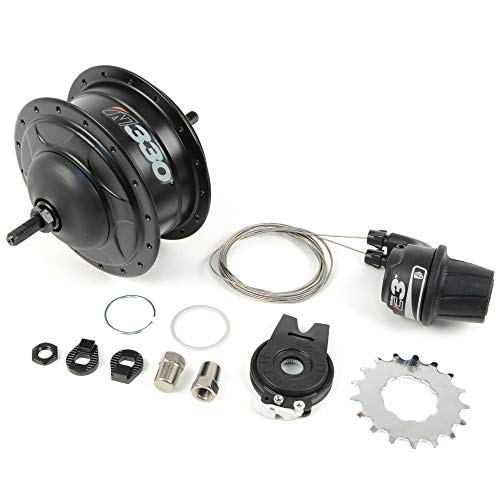 Fallbrook Technologies NuVinci N330 CVP Internal Gear Bicycle Rear Hub Black 32h Rim Brake // New C3
