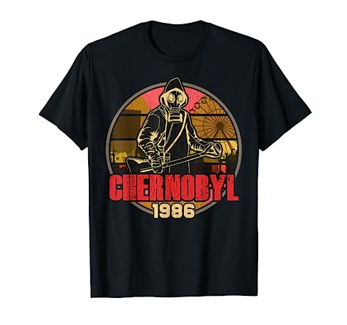 Chernobyl 1986 Vintage Nuclear Power Plant Radiation Retro T-Shirt