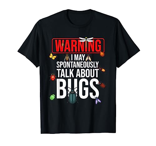 Funny Bug Gift For Boys Girls Toddlers Kids Insect Lovers T-Shirt
