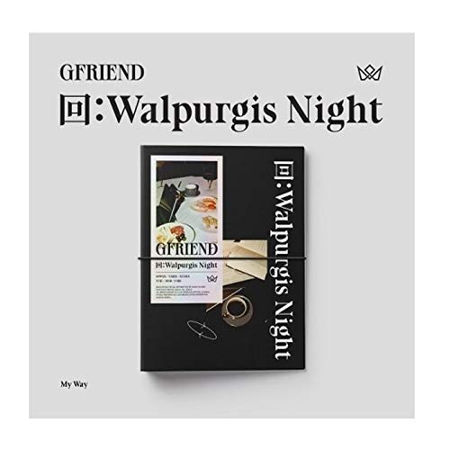 Gfriend 回:Walpurgis Night 3rd Album My Way Version CD+60p PhotoBook+24p Lyrics+16p Mini Book+1p PhotoStand+1p Pop-Up Card+1p Business Card+1p Selfie+Tracking