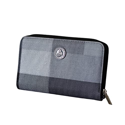 Savvycents Cash Budgeting Wallet (Buffalo), Zip Around, Accordion File System, Wristlet Strap, Women's Wallet