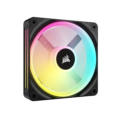 Corsair iCUE LINK QX120 RGB 120mm Magnetic Dome RGB Single Fan - Black