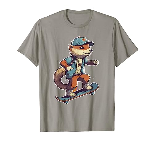 Retro Skateboarding Mongoose Skateboard T-Shirt