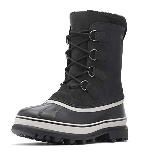 Sorel Men's Caribou Waterproof Boot - Black, Dark Stone - Size 9.5