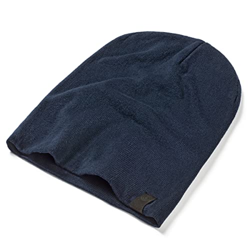Revony Chemo Beanie Cap - Soft and Skin Friendly - 100% Cotton Navy