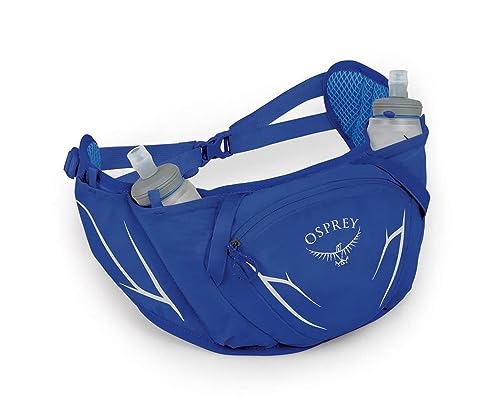 Osprey Duro Dyna Hydration Waist Pack with Hydraulics Soft Flasks for Running, Blue Sky