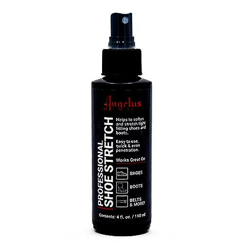 Angelus Professional Shoe Stretch Spray - Stretches & Softens Leather, Suede, Canvas & More! (4oz) USA Made