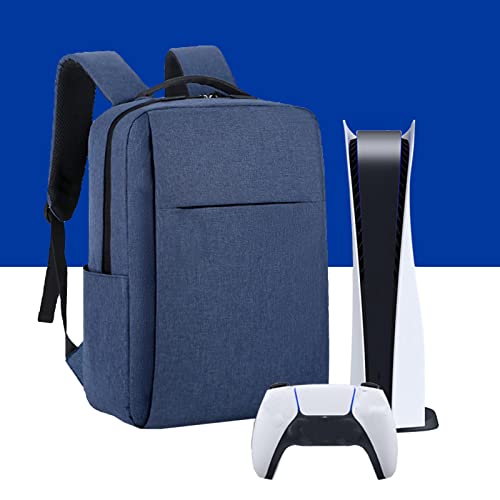 Travel Backpack for PS5 Console - Carrying Case for PS5 - Travel Bag for PS5 Console, Accessories Protective Carrying Case Storage Bag for Game Console Discs/Digital Versions and Controllers, Game Cards, HDMI #