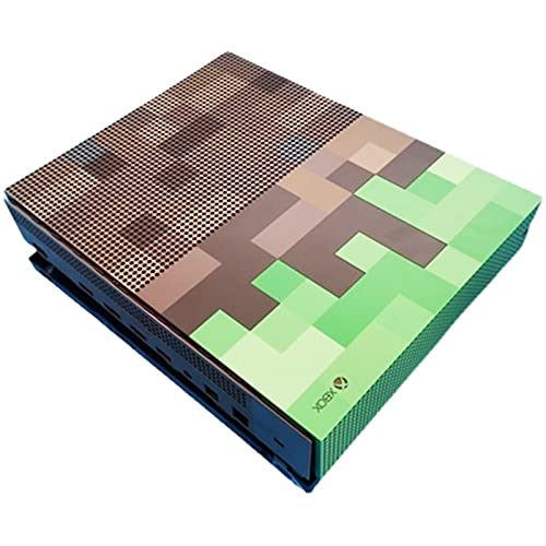 XboxOne Extra Housing Enclosure Shells Mosaic Pattern Replacement, Compatible with for Xbox One S Slim Video Game Console, Personalized DIY Colorful Top & Bottom Casing Cover Shell 3 PCS