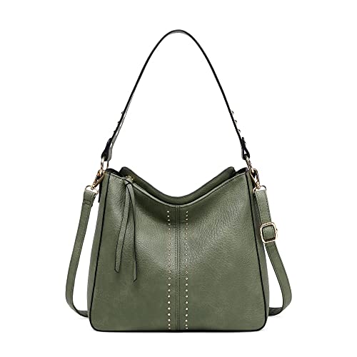 Montana West Hobo Bag for Women Designer Ladies Hobo bag Bucket Purse Totes Bag Handbags Chic Shoulder Bag,MWC-128-GN