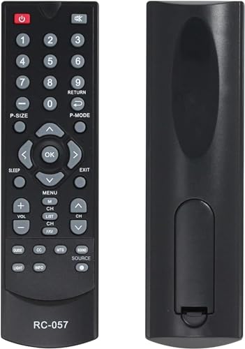 Smartby Replaced COBY RC-057 RC057 Remote Control for COBY TFTV1925 TFTV2225 EDTV1935 TFTV1925 TFTV2225 TFTV2425 TFTV4028 LEDTV3226 LEDTV5536 TFTV3229 LEDTV1935 TFTV1925 TFTV2225 TFTV2425 TFTV4028