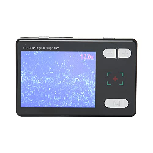 Video Magnifier, 2X-32X Times Zoom Support 100‑240V 2.5MM Headset 3.5 Inch Magnifier (US Plug)