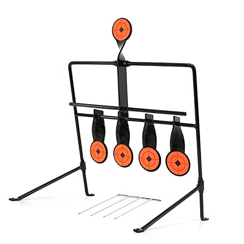 BB Gun Targets for Shooting Outdoor Resetting Shooting Target and Heavy Metal Steel Rated for .22 .177 Caliber Rifle Rargets Pellet Gun Targets