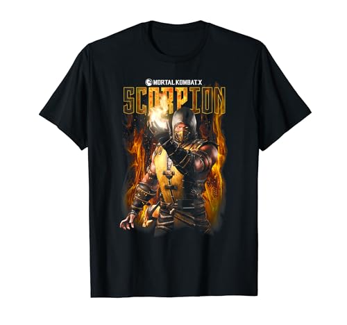 Mortal Kombat X Scorpion Flames T-Shirt