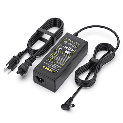 19v Replacement Ac Adapter Power Cord Charger for LG 19' 20' 22' 23' 24' 27' 29' 32' 34' LCD LED Monitor Widescreen HDTV Flatron IPS236V IPS236-PN E2750VR-SN 27MP38VQ Power Supply Cord Plug