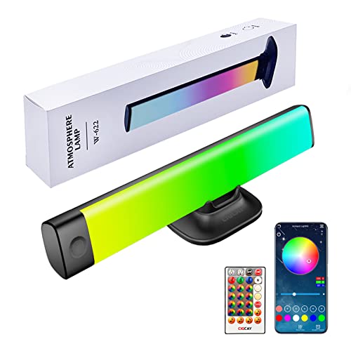 CIGCAY RGB Light,Bluetooth Touch APP Control lamp,Table lamp for Living Room,Outdoor Camp Portable Lighting fixtures,SOS Hurricane Distress Light