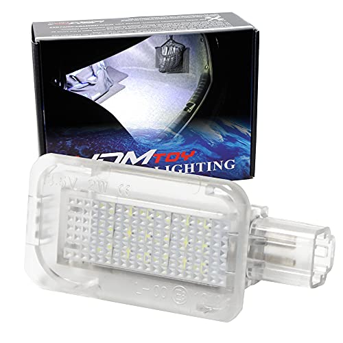 iJDMTOY Super Bright 2W High Power Xenon White Full LED Trunk Cargo Area Light Assembly Compatible With Honda, Compatible With Acura, Powered by 18-SMD LED Diodes