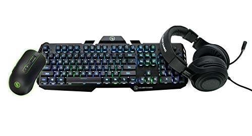 IOGEAR Kaliber Gaming Complete RGB Gaming Pack - Black GKMHKIT3