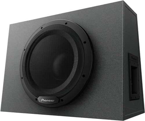 Pioneer TS-WX1210A 12' Sealed enclosure active subwoofer with built-in amplifier, Black