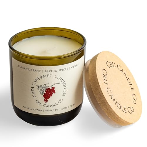 Cru Candle Co Wine-Inspired Soy Wax Candle (Napa Cabernet Sauvignon)