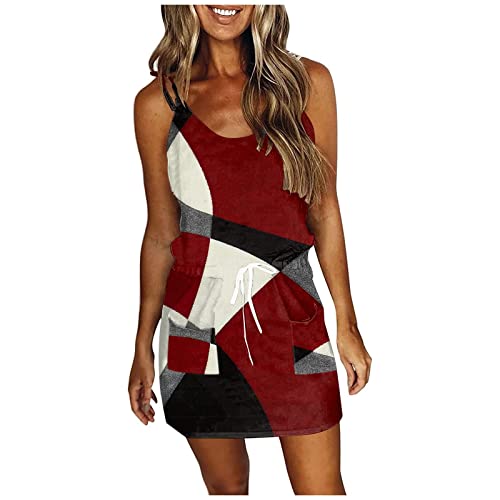 Women's Summer Casual Short Sleeve Crewneck Swing Dress Loose Fit Generic, J Tomson Dress Cool Maternity Neck Ruffle Collar Pink Roswe Clothing Clothing Women Green Evening Gowns for Women