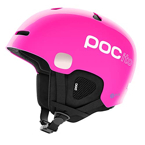 POC Pocito Auric Cut Spin Snow Helmet Fluorescent Pink XXS