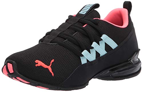 PUMA Women's RIAZE PROWL Sneaker, Puma Black-Ignite Pink-Aquamarine, 9.5