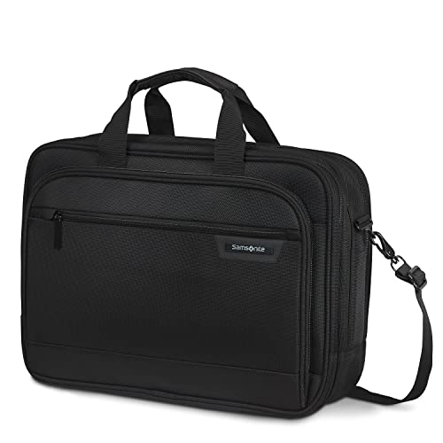 Samsonite Classic 2.0, Black, 15.6' 3 Compartment Briefcase