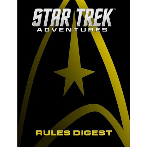 Modiphius Entertainment: Star Trek Adventures: Rules Digest - RPG Softcover Book, 2d20 Tabletop Role Playing Game Supplement, 304 Page Book