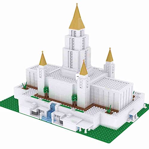 Brick'Em Young Oakland Temple - Pieces - Ages 12+