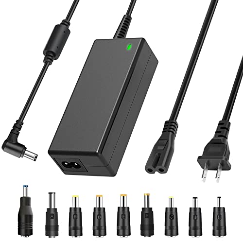 Gonine Laptop Charger for Gateway, 19V 3.42A Power Supply Cord, 19Vdc 65W 60W 45W AC to DC Power Adapter for 19Volt Gateway Toshiba Acer Laptop, JBL Speaker, Samsung LG LCD Monitor.