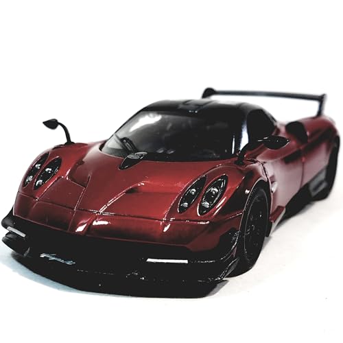 KiNSMART 2016 Pagani Huayra BC Red 5' 1:38 Scale Die Cast Metal Model Toy Car w/Pullback Action