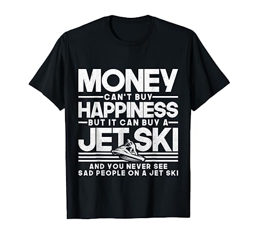 Jet-Ski Happiness Water Sports Design T-Shirt