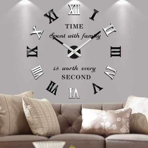 VANGOLD Design Wall Clock for California Room Decor