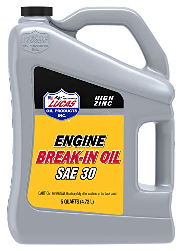 Lucas Oil Engine Break-In Oil SAE 30, 5 Quart (Pack of 1)