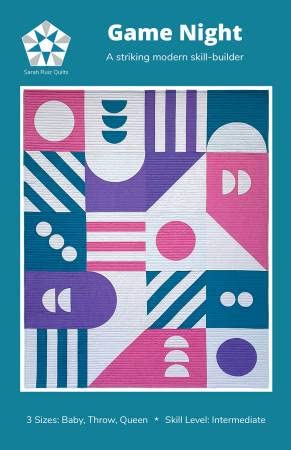 Sarah Ruiz Quilts Game Night Quilt Pattern, None