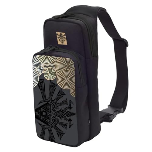 Zeldaa Tears Of The Kingdom Backpack Case For N Switch Zeldaa Legend, Black - Tears of the Kindom, Modern
