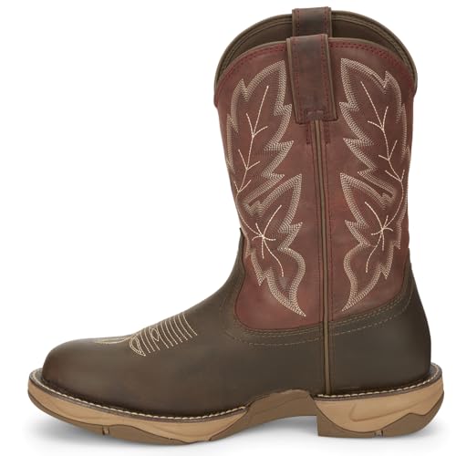 Tony Lama Men's Mankato Waterproof Western Boot Round Toe Brown 10 D(M) US