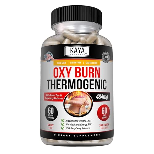 Kaya Naturals Supreme Fat Burner - Weight Loss Pills Women & Men - Appetite Suppressant Supplement - Powerful Thermogenic Diet Pills - Natural Energy Boost Oxy Burn 60 Count