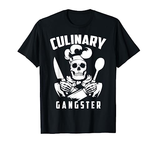 Cool Culinary Gangster T-Shirt Gift For Pro Cooking Master