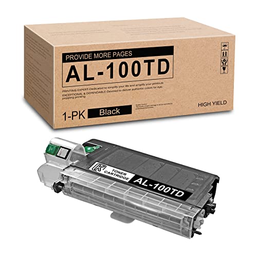 Compatible 1 Pack Black AL-100TD Toner Cartridge Replacement for Sharp 1661CS 2030 2040CS 1530CS 1540CS 1551 1641CS 1642CS 1651 1651CS 1655 1655CS 2050CS Printer - Sold by Gratlovink