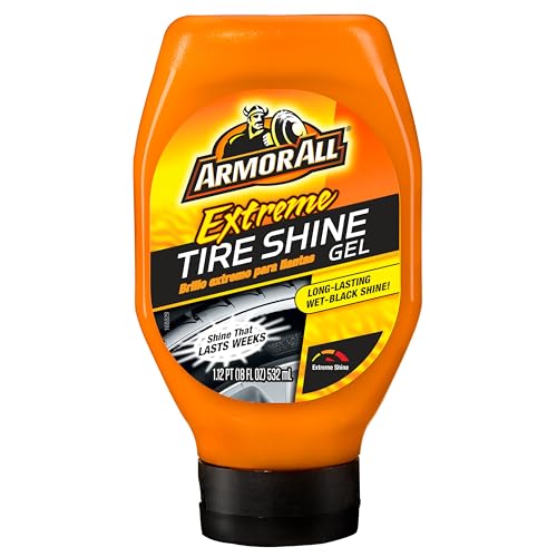 Armor All Extreme Tire Shine Gel by Armor All, Tire Shine for Restoring Color and Tire Protection, 18 Fl Oz