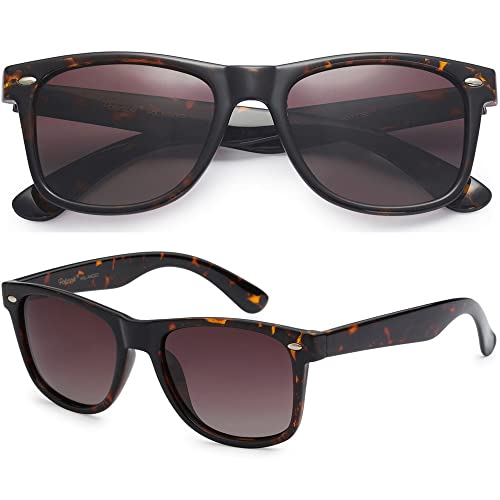 PolarSpex Mens Sunglasses - Retro Sunglasses for Men, Polarized Sunglasses for Womens - Cool Shades for Driving, Fishing