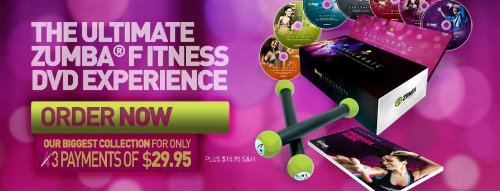 Zumba Fitness Total Body Transformation System 7 DVD Set