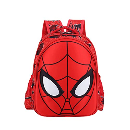 Dasellbag Toddler Boys Girls Kids Backpack 3D Cartoon Comic Lightweight Waterproof Student Schoolbag for Christmas Halloween(Red-S)