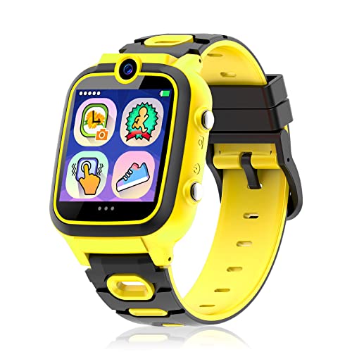 Ralehong Smart Watch for Kids, Learning Education Toys Gift,Smartwatch with Dual Cameras Games Pedometer Video Recorder MP3 Music Player Recorder Alarm Clock,4-12 Years Boys Girls Birthday Gifts