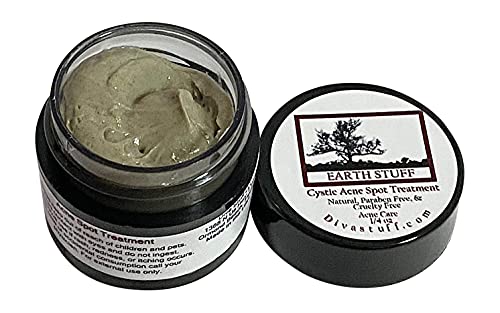 Earth Stuff Spot Treatment For Adults and Teens, Original Natural Acnes Clay