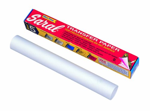 SARAL PAPER SARAL White X12' Wht Transfer Paper, 12' x 12'