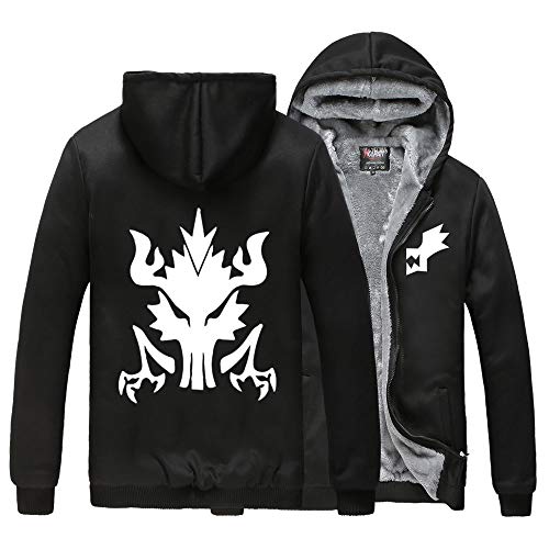 Nsoking Kill La Kill Ryuko Matoi Cosplay Costume Thick Fleece Jacket Hoodie Coat (Large, 05)